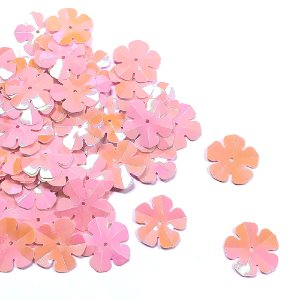 홀로그램 스팽글(핑크꽃-50g)