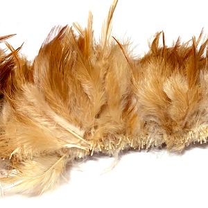 브라운그라데이션 깃털(10cm)