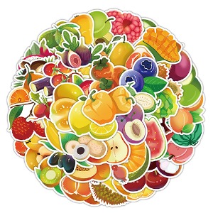 과일 데코 방수 스티커(60매)